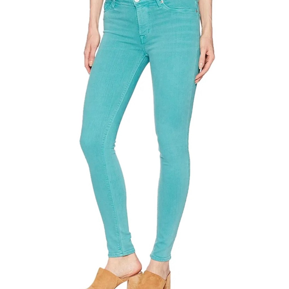 Green Hudson Nico Mid-Rise Super Skinny Jeans (size 31)